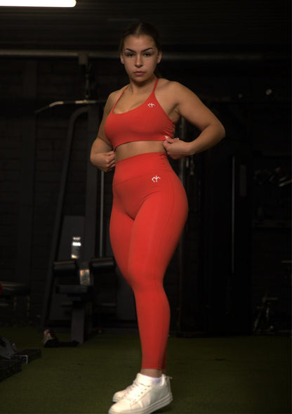 Womens Ignite Leggings - Spiced Coral