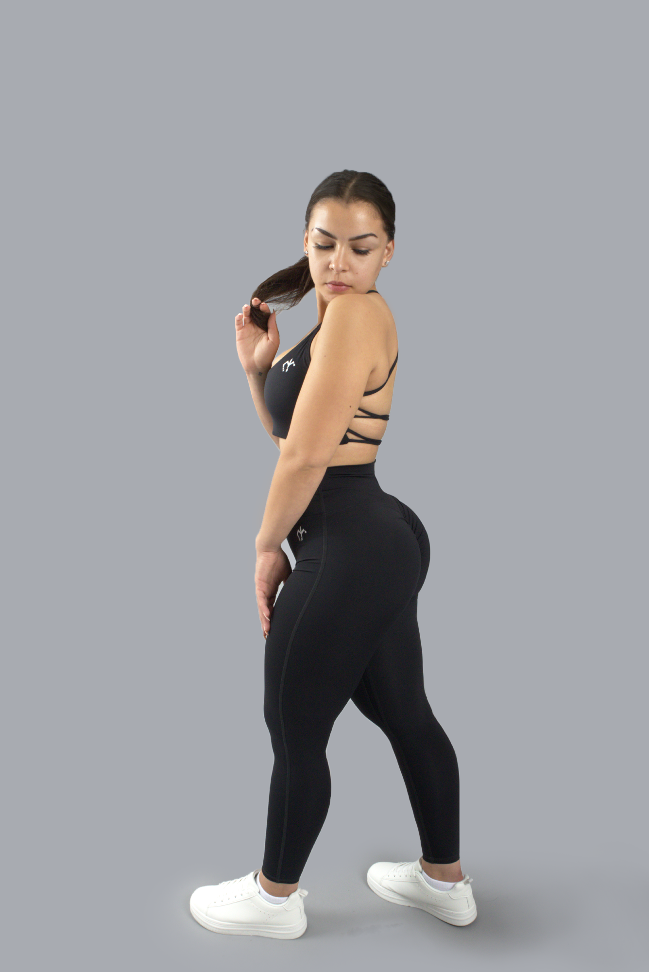 Womens Ignite Leggings - Obsidian Black