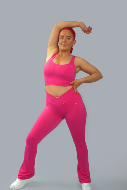 Womens Elevate Flares - Barbie Pink - Max Intensity