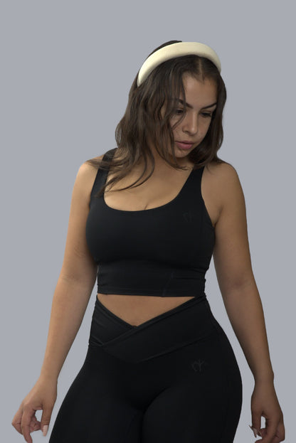 Womens Elevate Tank top - Obsidian Black - Max Intensity