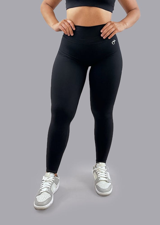 Womens Ignite Leggings - Obsidian Black - Max Intensity